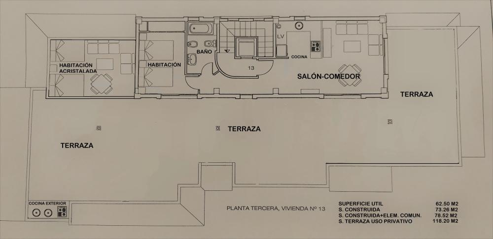  kaufen Penthouse El Dosel Ribera Baixa 66