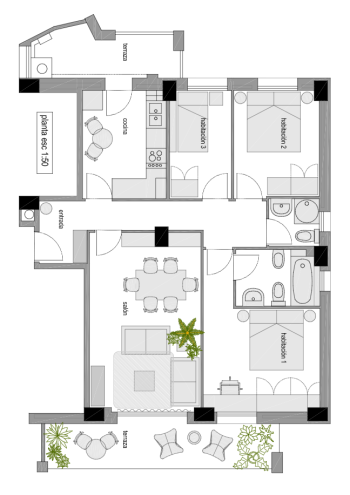 Ensanche Residencial Tarragonès Wohnung Bild 5338070