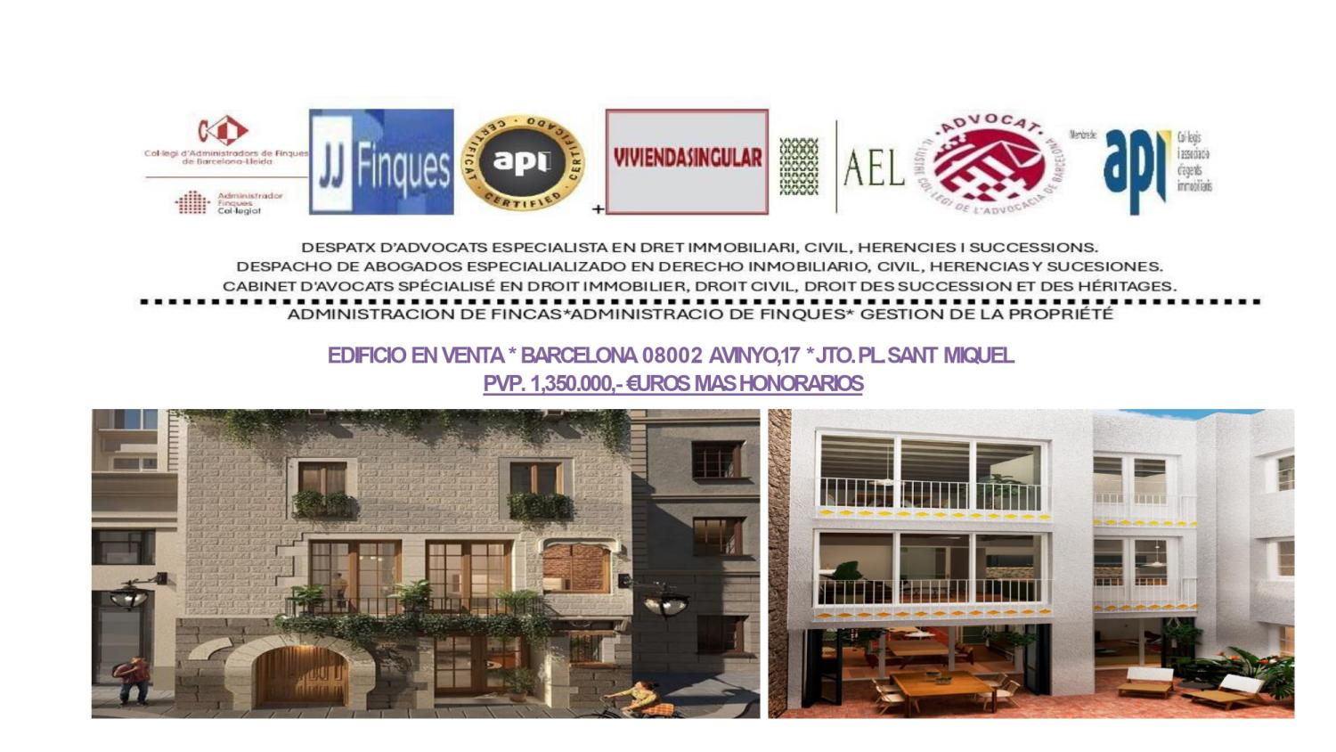  kaufen Gebäude Ciutat Vella-Gòtic Barcelonès 1